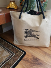 Load image into Gallery viewer, Burberry summer tote bag
