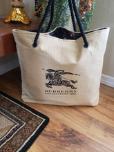 Load image into Gallery viewer, Burberry summer tote bag
